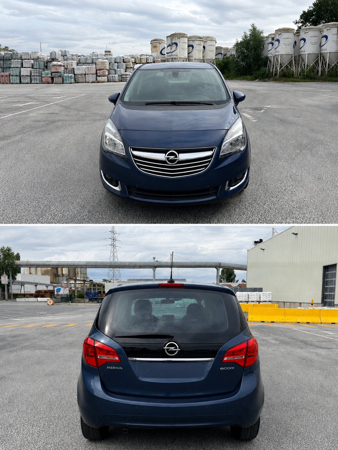 Opel Meriva B, Auto's, Monovolume, Blauw, Leder en Stof, 5 deurs