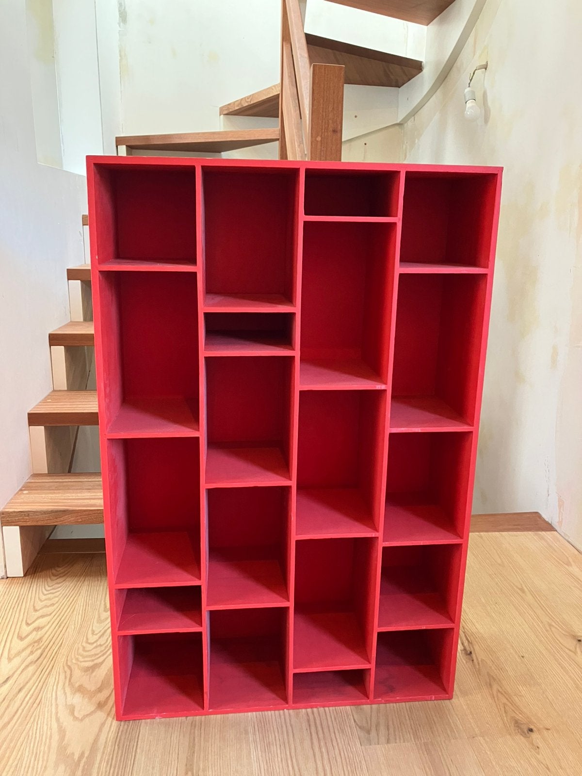 Vintage Wandrek / rek / kast « my ex boyfriend », Huis en Inrichting, Kasten | Boekenkasten, Ophalen, 50 tot 100 cm, Zo goed als nieuw