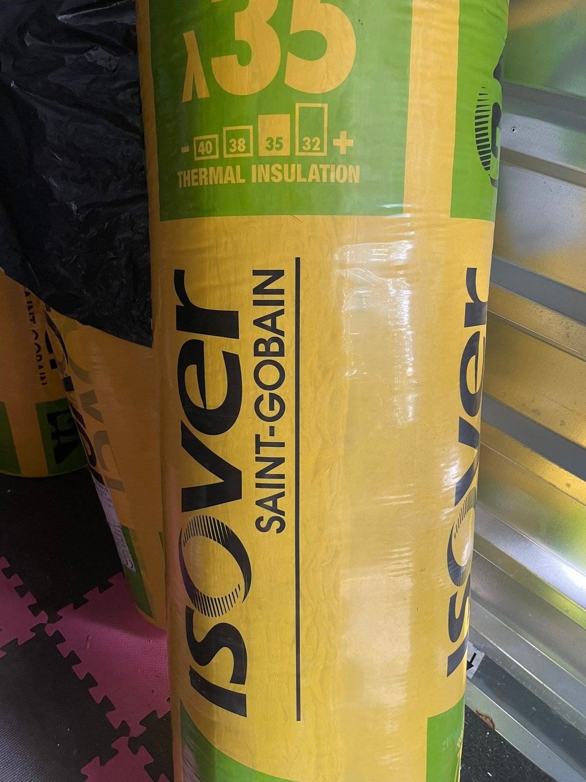 Isover Isoconfort 35 Glaswol Isolatierol – 200 mm dik, Ophalen, Nieuw, Glaswol