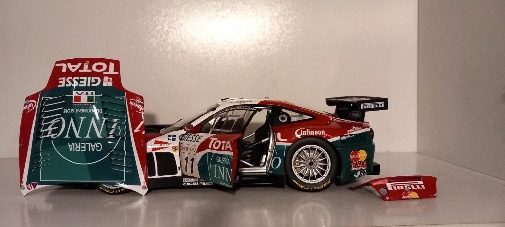 1/18 Ferrari 575 GTC 24hrs Spa Francorchamps 2004 Kyosho, Ophalen of Verzenden, Nieuw, Auto, Kyosho