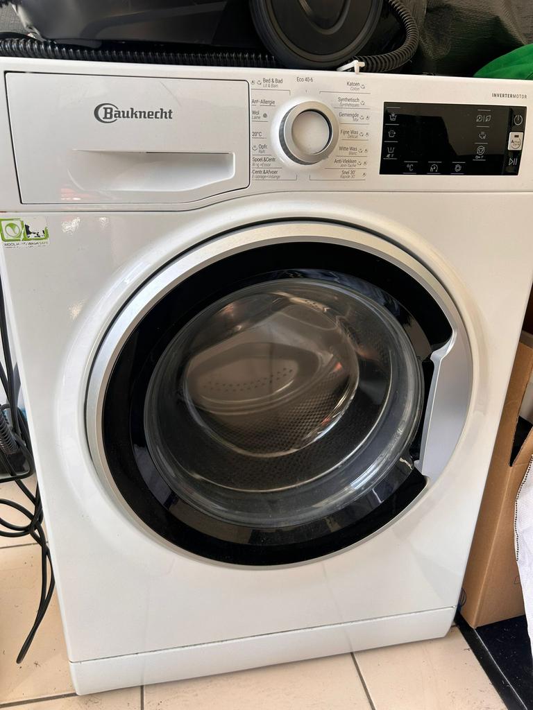 Bauknecht wasmachine 9 kg, Elektronische apparatuur, Wasmachines, Ophalen, Zo goed als nieuw