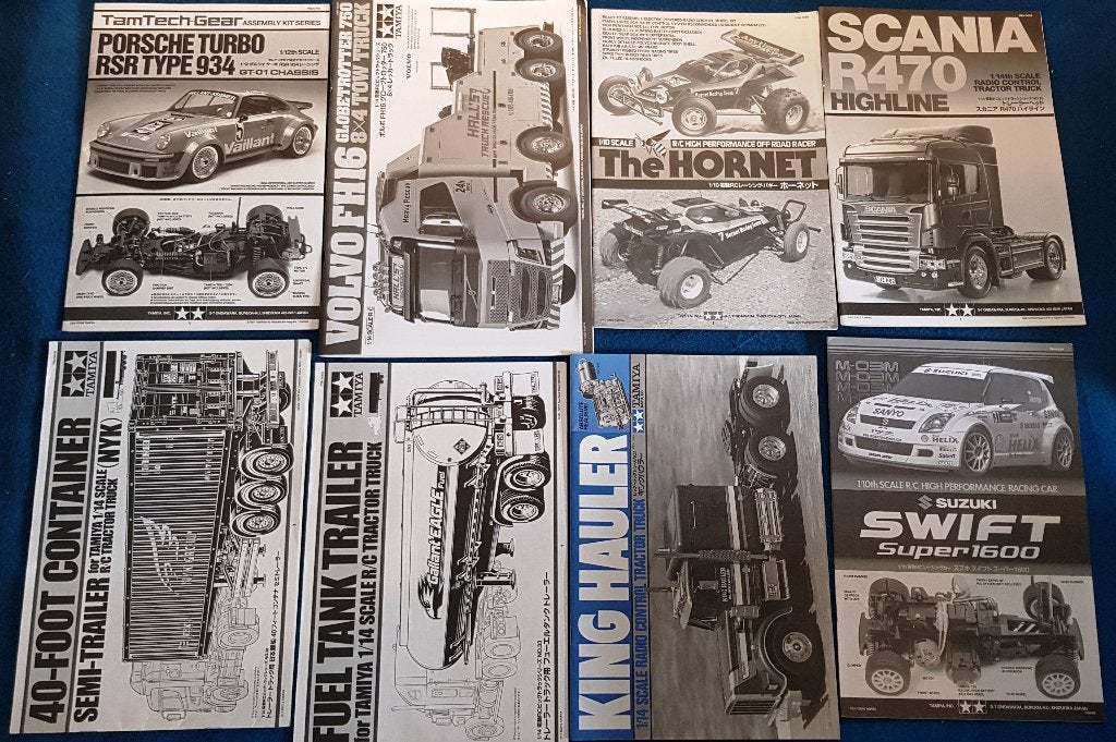 Originele Tamiya handleidingen (LOT2), uit te kiezen, Verzenden, Nieuw, Overige typen, Onderdeel