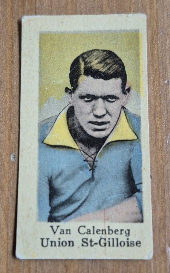 1936 Van Calenberg (pre panini) Union SG Chromo Voetbal!, Hobby en Vrije tijd, Stickers en Plaatjes, Zo goed als nieuw, Plaatje