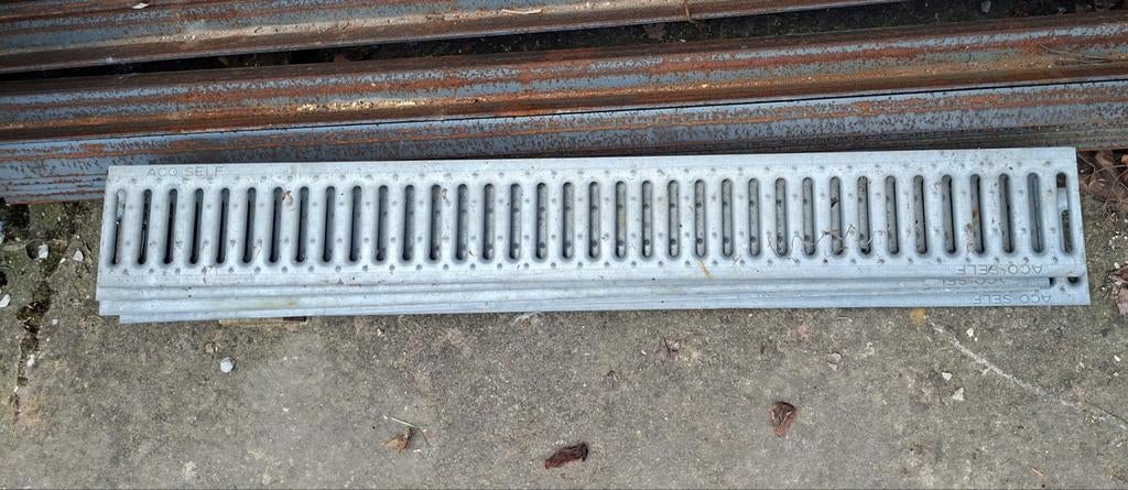Grille de caniveau aco self 12x100, Enlèvement, Autres matériaux, Moins de 2 mètres