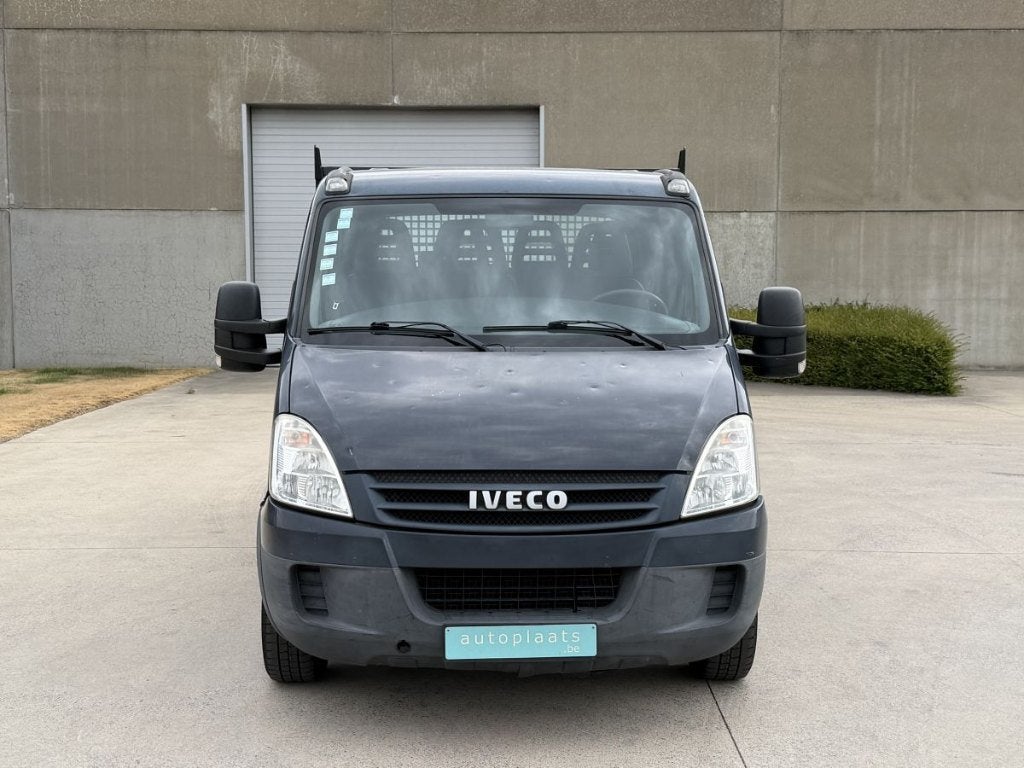 Iveco Daily open laadbak 7zitplaatsen Trekhaak 114000km, Auto's, Bestelwagens en Lichte vracht, 4 deurs, 2287 cc, Iveco, Blauw