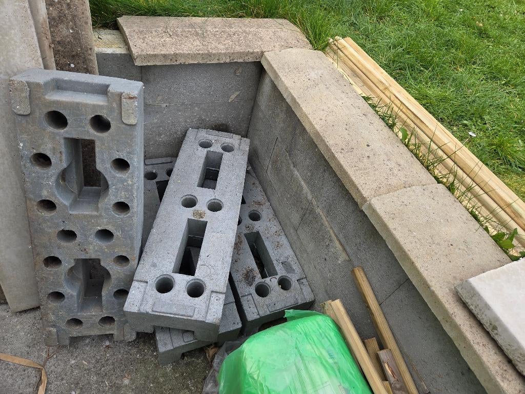 Barrières de chantier, Enlèvement, Utilisé