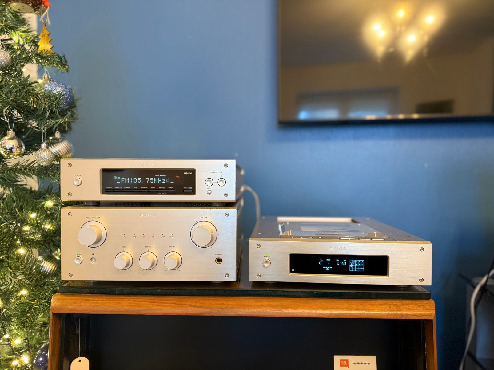 Sony high-end set, Ophalen, Zo goed als nieuw, Cd-speler, Sony