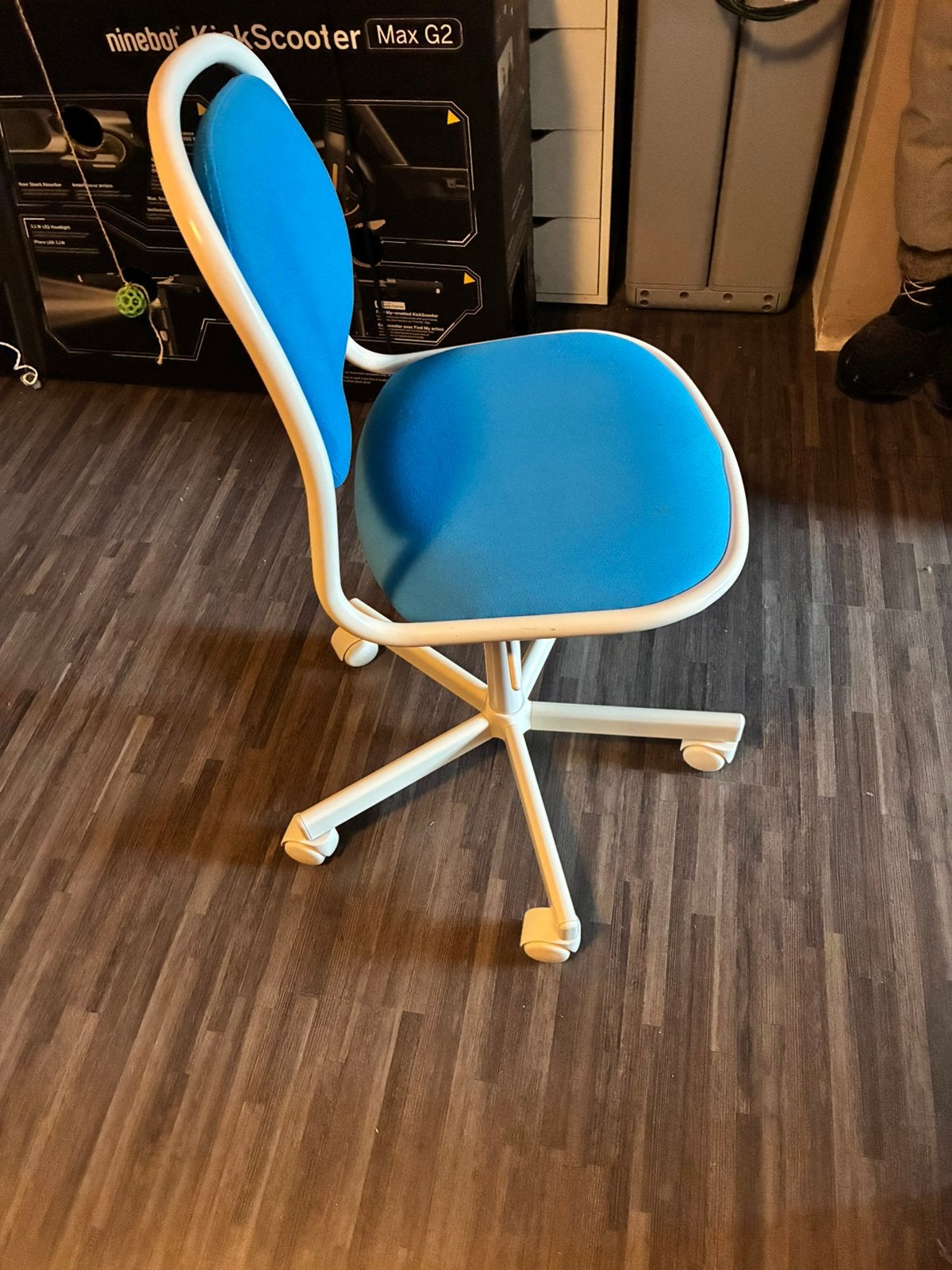 Bureaustoel kind, Ophalen, Gebruikt, Blauw, Bureaustoel