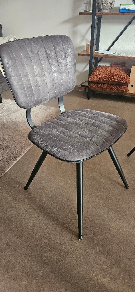 chaises de salle à manger, Maison & Meubles, Gris, Synthétique, Enlèvement, Industrieel