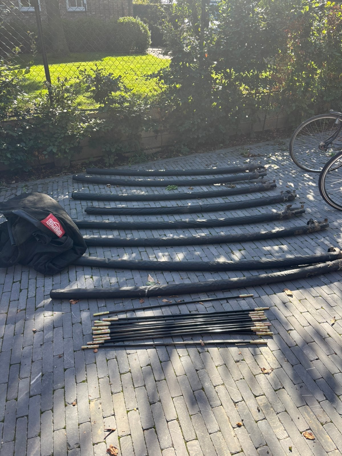 Berg Trampoline beschermnet 380cm, Enlèvement, Comme neuf