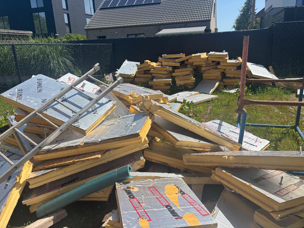Isolatie PIR platen 8cm !!!!GRATIS!!!!!, Ophalen, Gebruikt, Hardschuim (Pir), 15 m² of meer