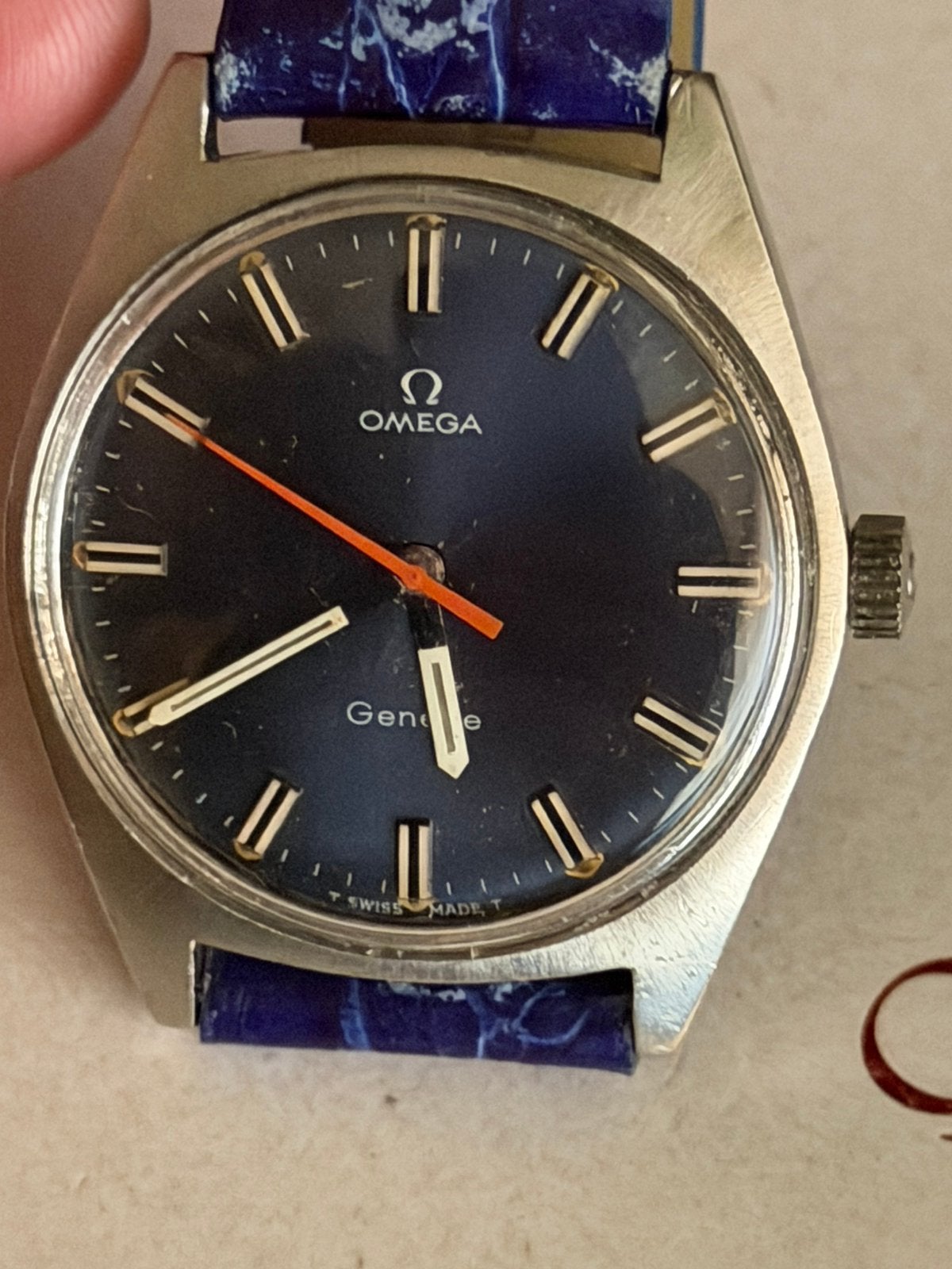 Omega, Handtassen en Accessoires, Horloges | Heren, Ophalen of Verzenden, Zo goed als nieuw, Omega