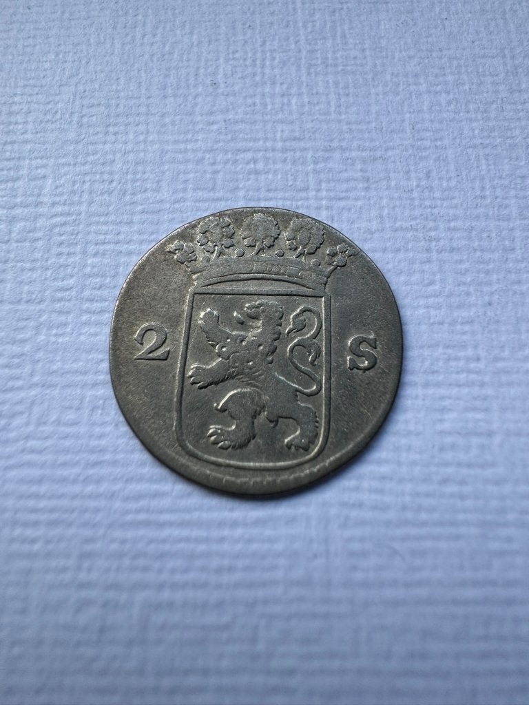 Nederland - 2 stuivers 1766 (Hollandia), Vóór koninkrijk, Zilver, Losse munt, Overige waardes