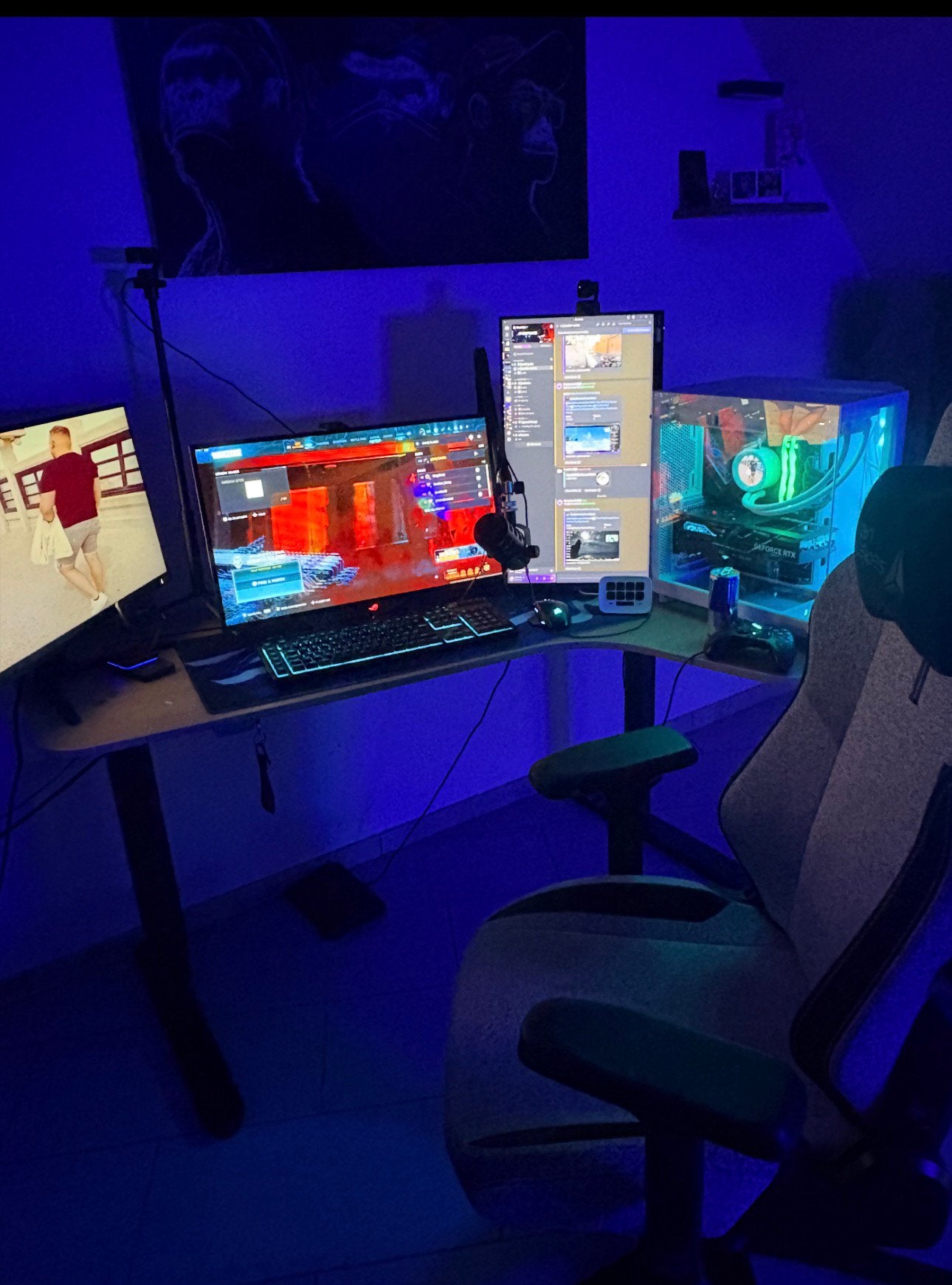 Gaming/Streaming set up te koop, Computers en Software, Desktop Pc's, 32 GB, Zo goed als nieuw, Gaming, SSD
