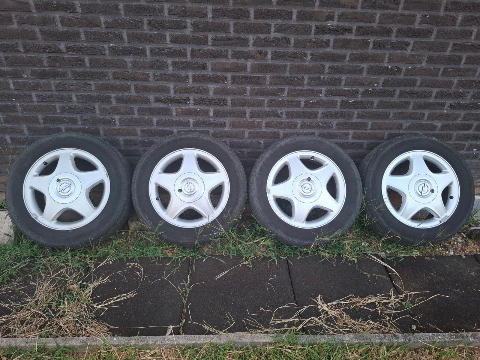 Originele Opel Astra G lichtmetalen velgen 15" – 4x100, Ophalen, 15 inch, Band(en)