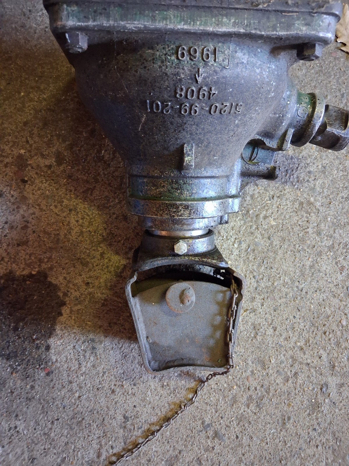 Zware krik van 4ton., Ophalen