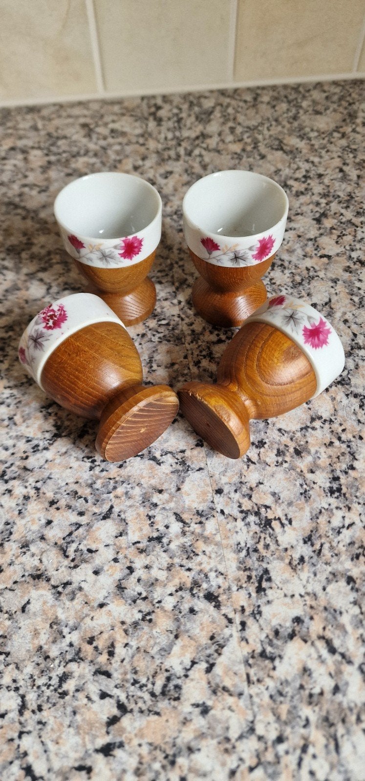 4 eierdopjes, Antiek en Kunst, Ophalen