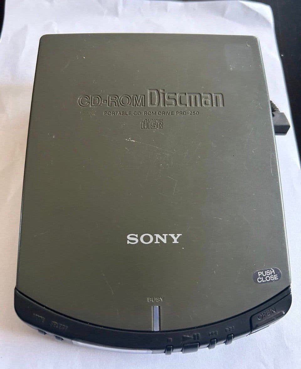 Sony discman, Ophalen, Discman