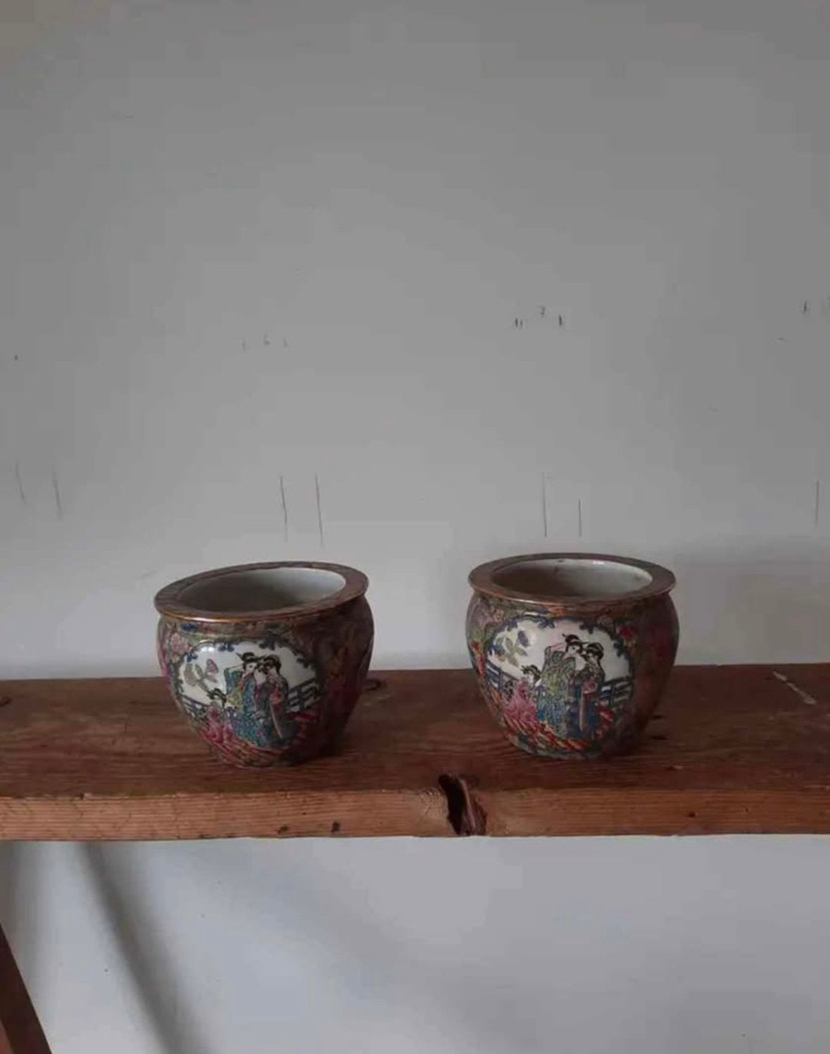 Antieke Chinese Cachepots, Tuin en Terras, Ophalen, Zo goed als nieuw