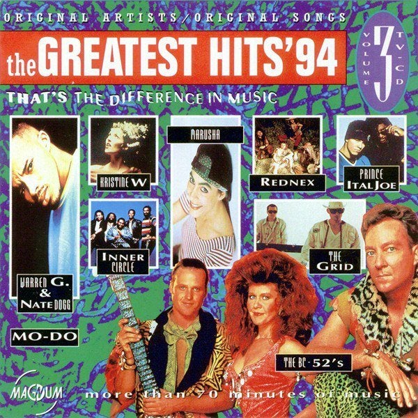 SALE--CD VARIOUS - Greatest Hits '94 Vol.3, Verzenden
