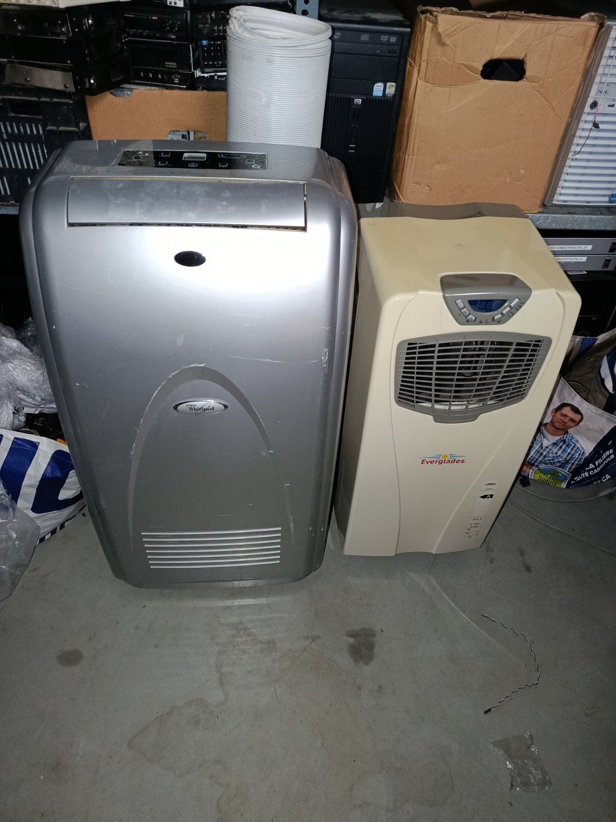 2 mobiele airco's, Ophalen, Mobiele airco