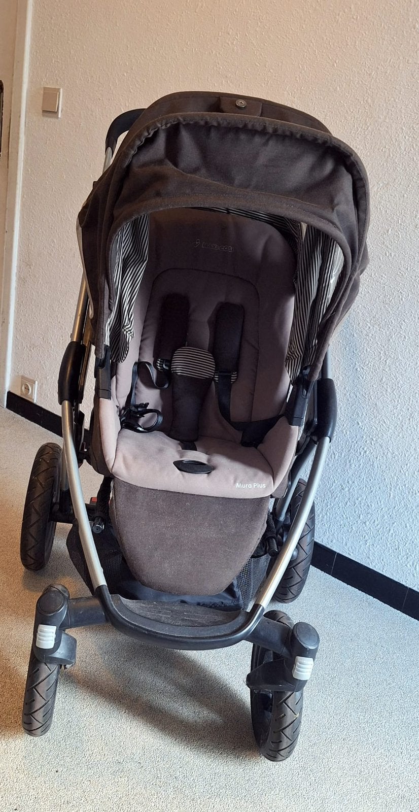 Maxi - Cosi Mura plus 4 met alle toebehoren, Ophalen, Gebruikt, Regenhoes