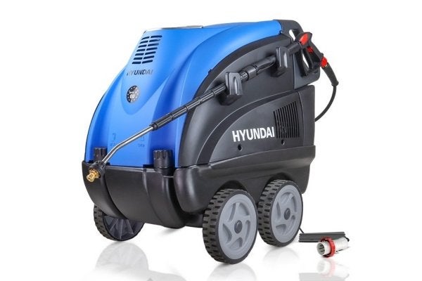 Hyundai warmwater 155 gr stoom/ hogedrukreiniger Diesel/380v, Tuin en Terras, Hogedrukreinigers, Ophalen
