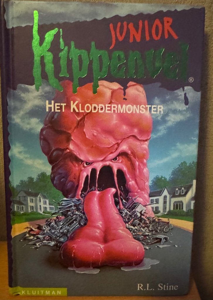 Junior Kippenvel, Het Kloddermonster, Boeken, Ophalen of Verzenden, Gelezen, R.L. Stine, Fictie