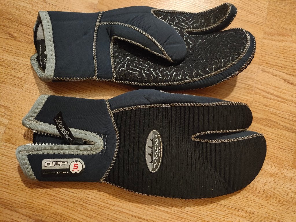 Waterproof Duikhandschoenen - 5 mm - XL, Watersport en Boten, Duiken, Ophalen, Zo goed als nieuw, Overige typen