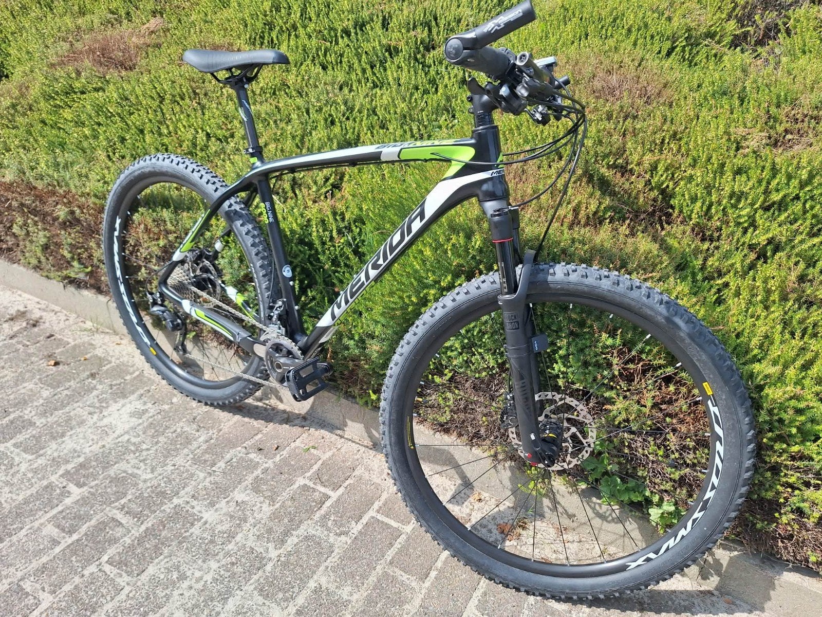 Superbe vtt full carbonne merida big nine 6000 taille xl, Vélos & Vélomoteurs, Enlèvement, Merida