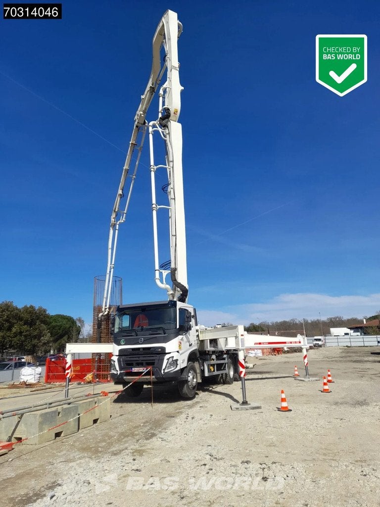 Volvo FMX 380 6X4 Sany SY37 RZ5-150 concrete pump steel susp, Auto's, Vrachtwagens, Automaat, Stof, Euro 6, LED verlichting