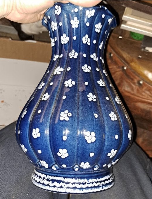 vase bleu made in autralia, Antiquités & Art, Enlèvement ou Envoi