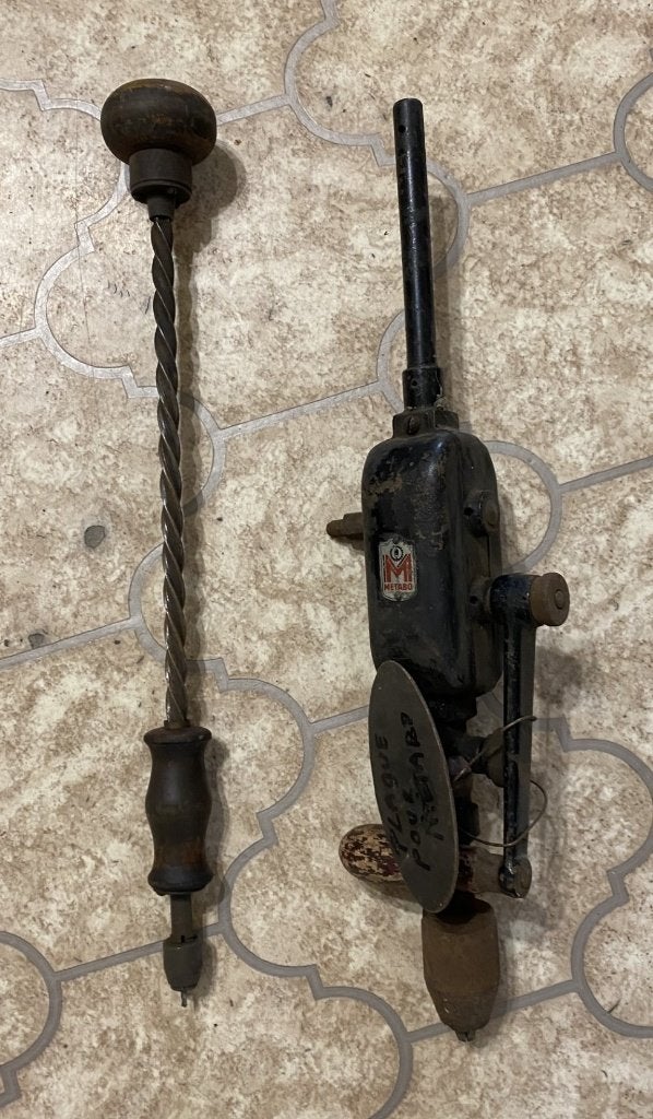 Vintage boormachines in hun eigen sap, Ophalen of Verzenden, Gebruikt, Boormachine