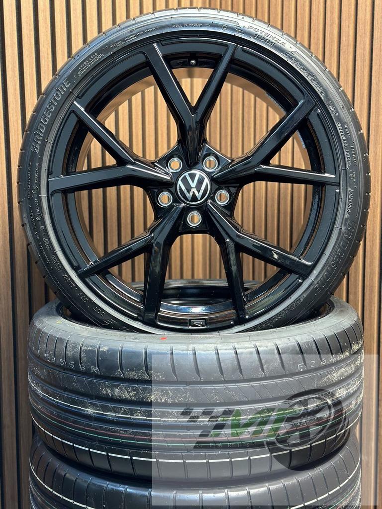️19“ Vw Golf 8 R GTI GTD GTD RLine ESTORIL BLACK NIEUW OEM, Auto-onderdelen, Banden en Velgen, 19 inch, -, -, Banden en Velgen