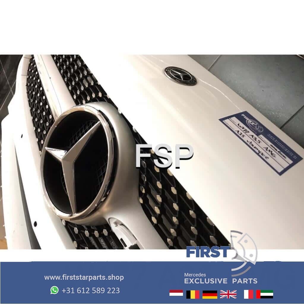 W177 A35 AMG Voorbumper Mercedes A Klasse 2018-2020 Compleet, Gebruikt, -, Voor, Ophalen of Verzenden