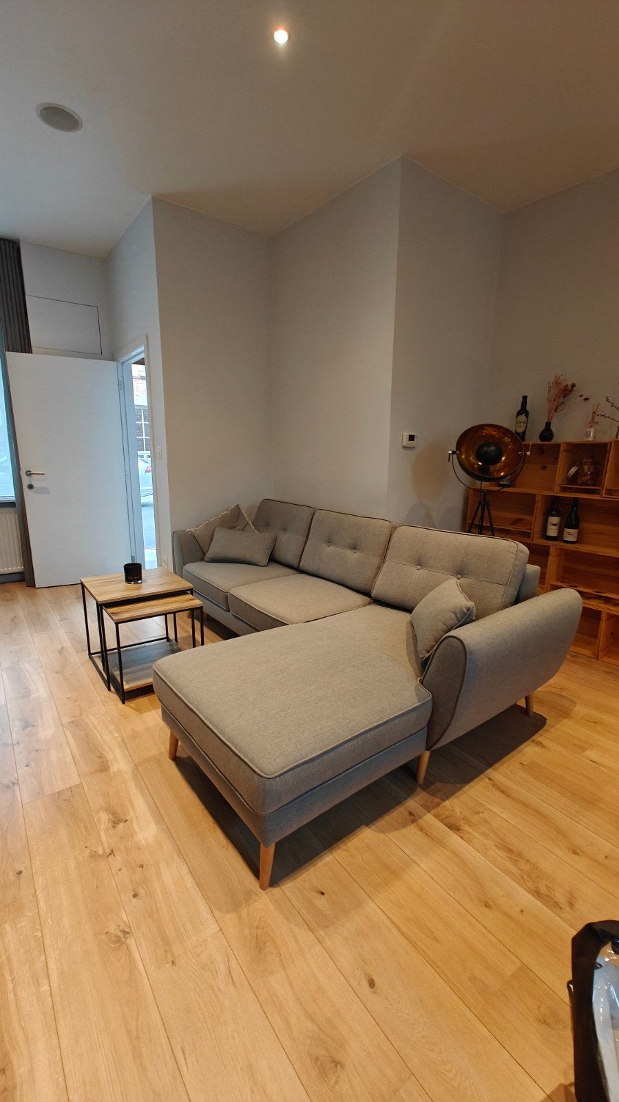 Hoekzetel, mét slaapbank, Huis en Inrichting, Ophalen, Gebruikt, Stof