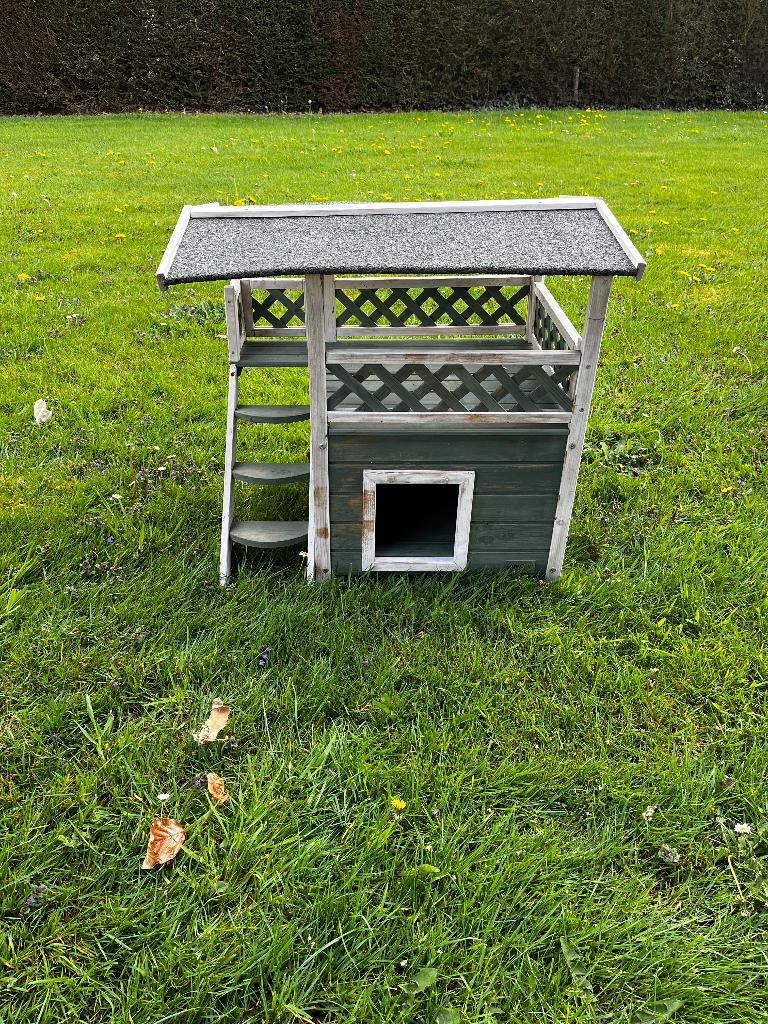 Kattenhuis, Dieren en Toebehoren, Ophalen, Gebruikt