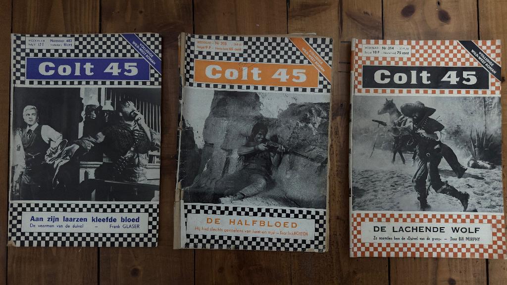 3 vintage colt 45 boekjes - Jaren 60-70, Verzamelen, Ophalen of Verzenden, 1960 tot 1980, Tijdschrift