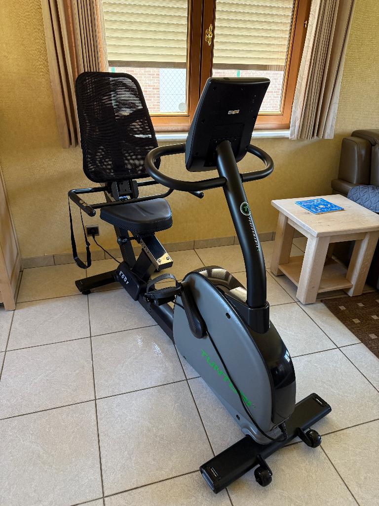 Hometrainer ligfiets Tunturi E60r, Ophalen, Zo goed als nieuw, Metaal, Hometrainer