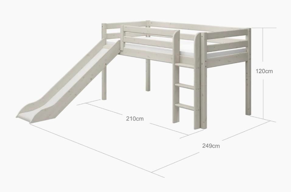 Kit rehausse mi-hauteur FLEXA CLASSIC terra NEUF, Kinderen en Baby's, Kinderkamer | Stapelbedden en Hoogslapers, Ophalen of Verzenden