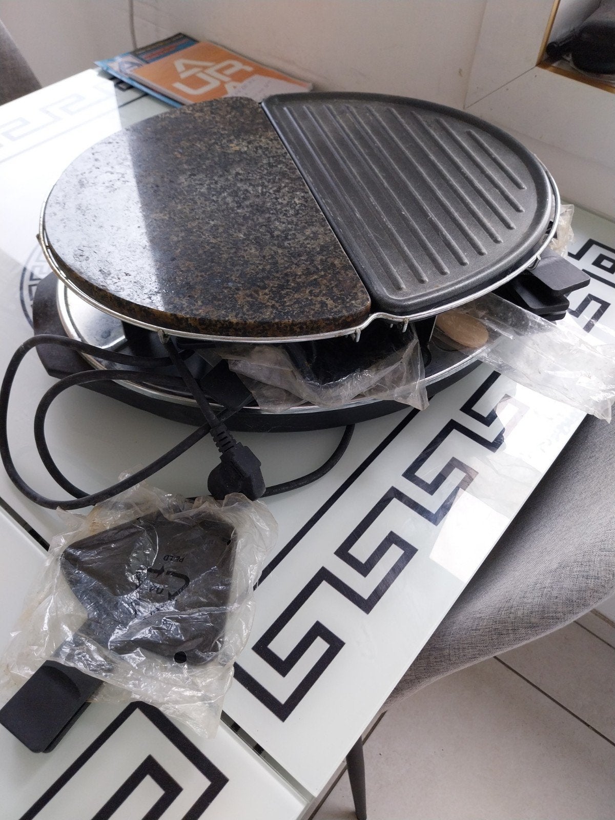 Steengrill, Ophalen, Gebruikt, Steengrill