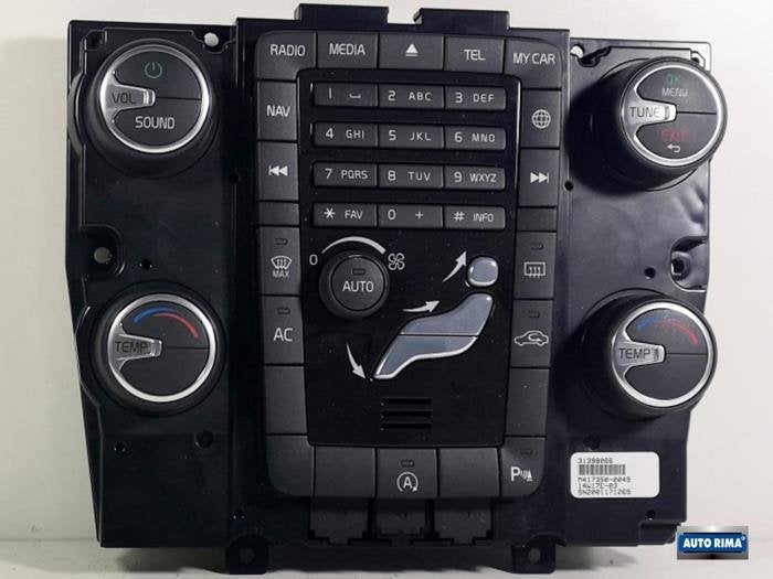 Panneau de commandes chauffage d'un Volvo V60, -, 3 mois de garantie, Utilisé, -
