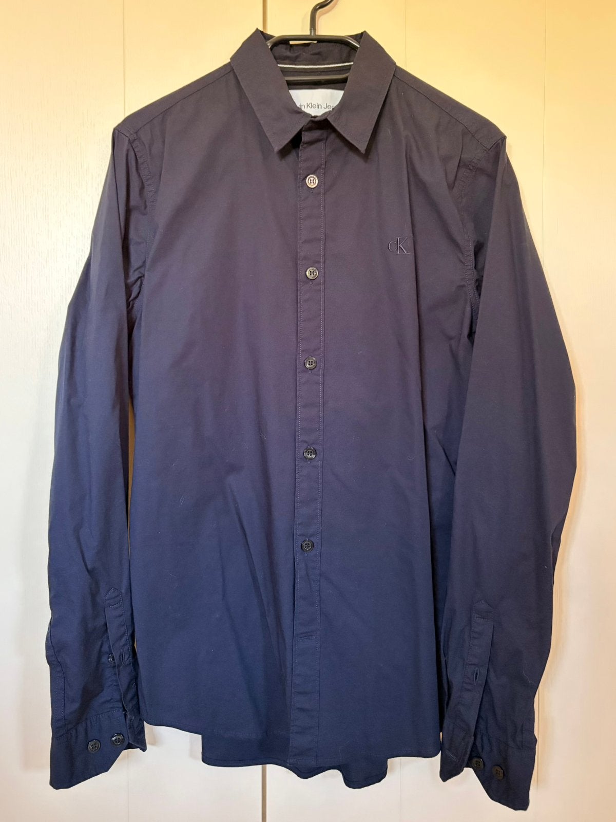 Chemise Slim Fit Calvin Klein Jeans - Taille S, Vêtements | Hommes, Chemises, Enlèvement ou Envoi, Comme neuf, Bleu, Tour de cou 38 (S) ou plus petit