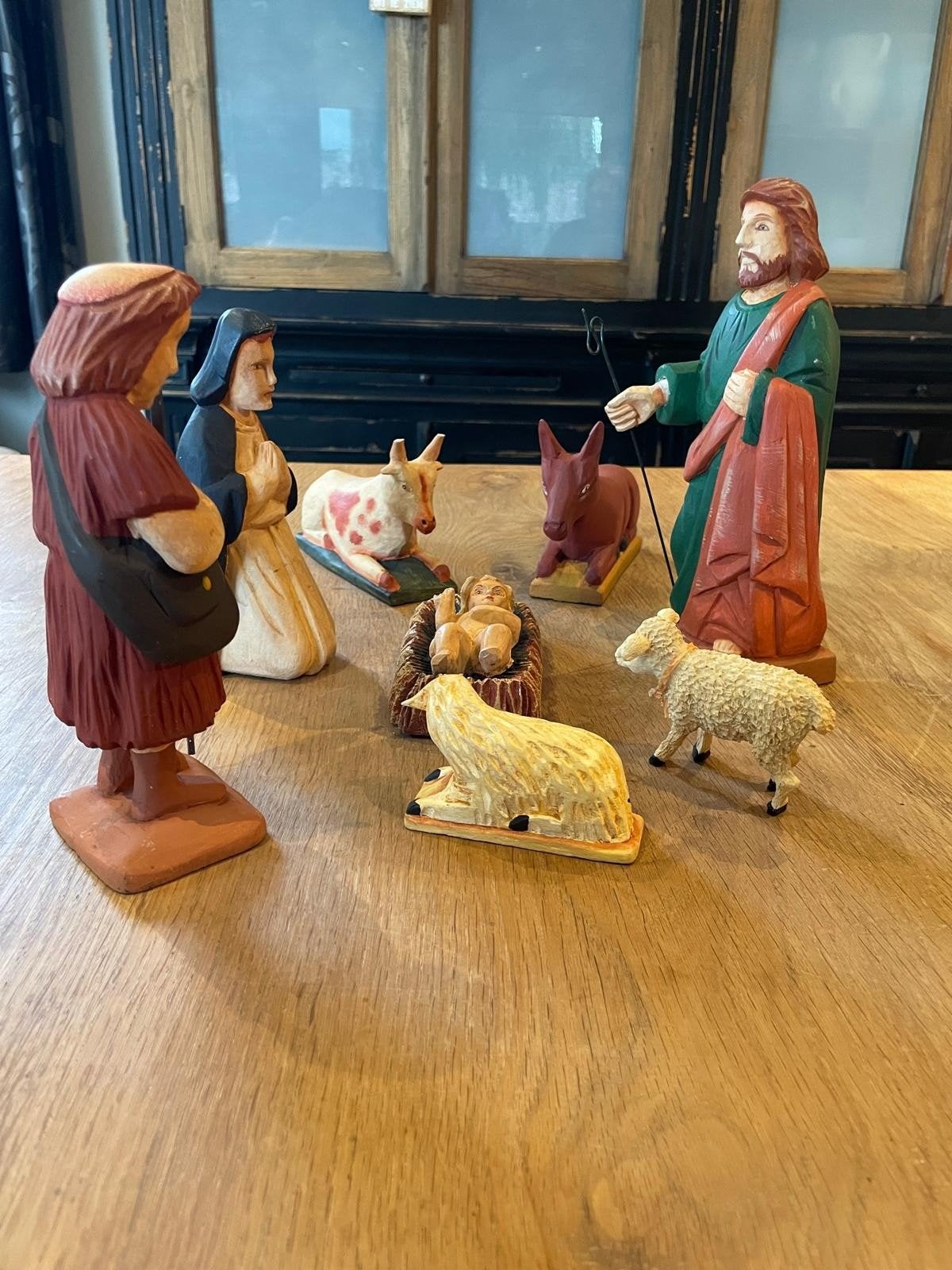 houten kerstfiguren , groot, Diversen, Ophalen