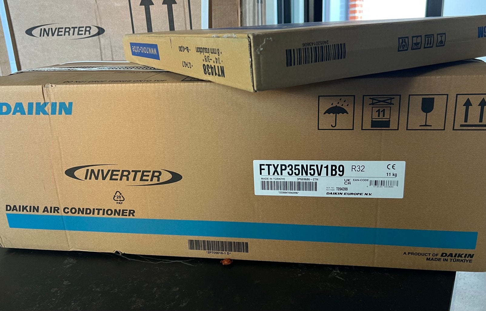 Te koop nieuwe airco single split daikin 3,5kw, Elektronische apparatuur, Airco's, Ophalen, Nieuw