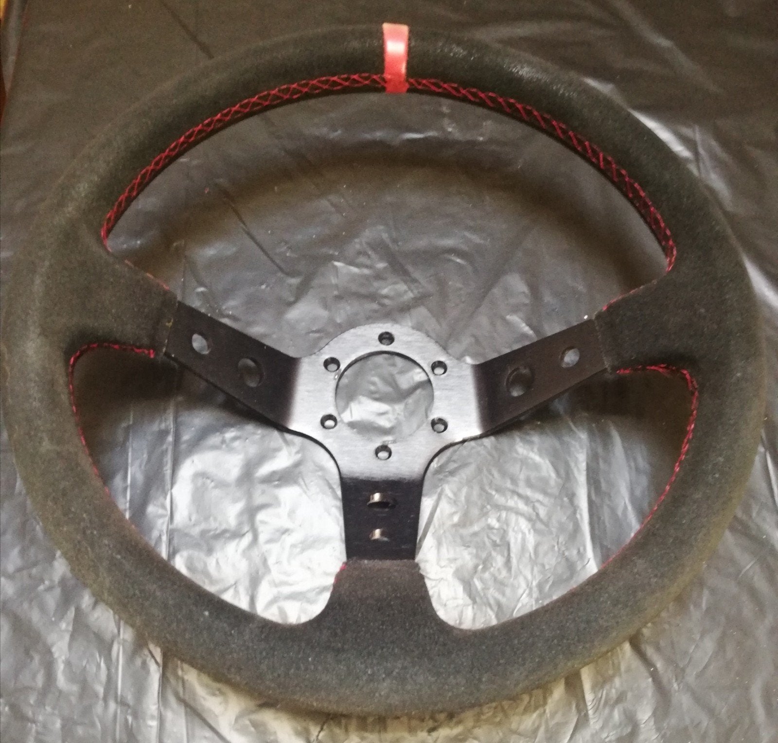14 inch zwart sportstuur, Auto-onderdelen, Overige Auto-onderdelen, Gebruikt, Ophalen of Verzenden