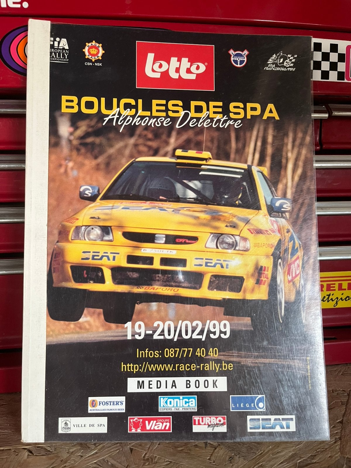 Mediaboek Boucles de Spa 1999, Ophalen of Verzenden