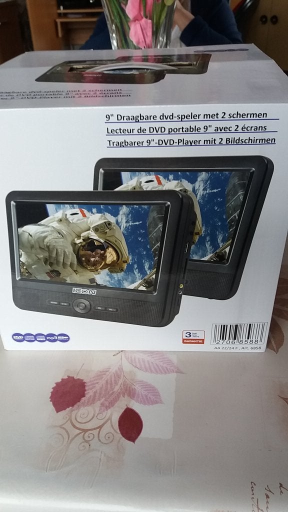 LECTEUR DVD PORTABLE DOUBLE ECRAN ( auto / maison ), Audio, Tv en Foto, DVD spelers, Nieuw, Dvd-speler, Draagbaar, Ophalen