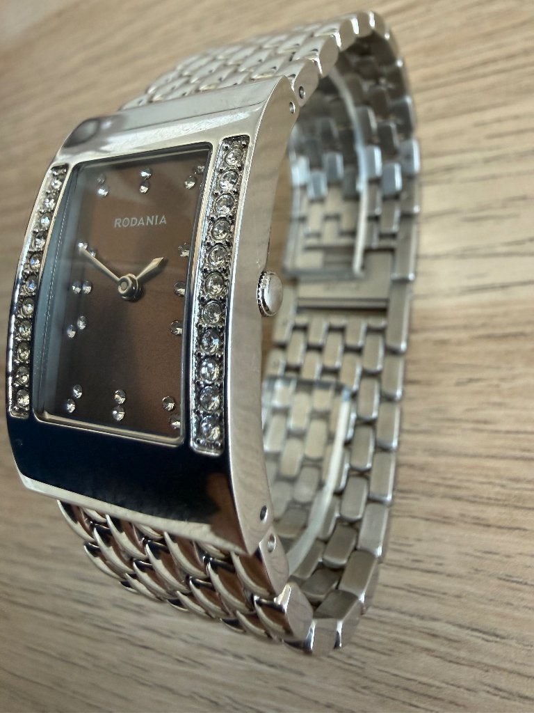 Rodania dames horloge type Lausanne, Handtassen en Accessoires, Horloges | Dames, Overige merken, Staal, Staal, Polshorloge