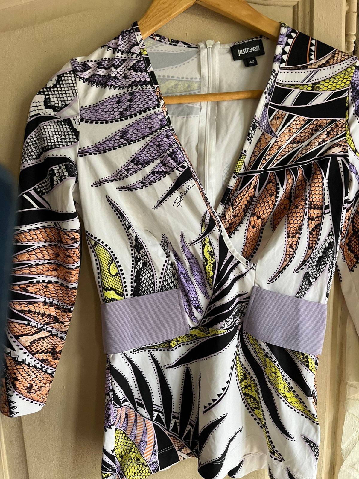 Tuniektopje van just cavalli maat smal 36 (40), Ophalen of Verzenden, Zo goed als nieuw